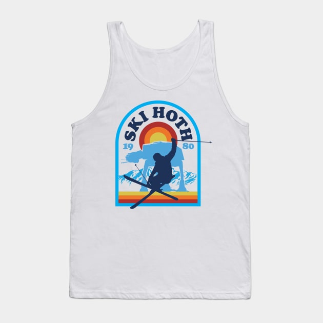 Ski Hoth Tank Top by MindsparkCreative